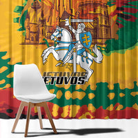 Lithuania Independence Day Window Curtain Vytis Knight National Pride
