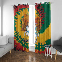 Lithuania Independence Day Window Curtain Vytis Knight National Pride