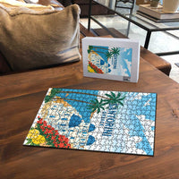 Greece Santorini Puzzle Greek Island Blue Dome Architecture Art