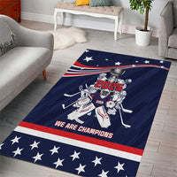 United States Ice Hockey Area Rug USA We Are Champions 2025