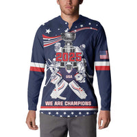 United States Ice Hockey Button Sweatshirt USA We Are Champions 2025