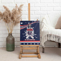 United States Ice Hockey Canvas Wall Art USA We Are Champions 2025