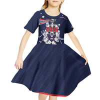United States Ice Hockey Kid Short Sleeve Dress USA We Are Champions 2025