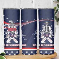 United States Ice Hockey Skinny Tumbler USA We Are Champions 2025