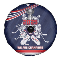 United States Ice Hockey Spare Tire Cover USA We Are Champions 2025