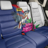 Furstentum Liechtenstein Back Car Seat Cover Kestrel With Alpine Rose Flower