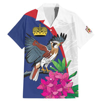 Furstentum Liechtenstein Family Matching Mermaid Dress and Hawaiian Shirt Kestrel With Alpine Rose Flower