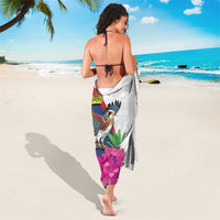 Furstentum Liechtenstein Sarong Kestrel With Alpine Rose Flower