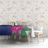 Furstentum Liechtenstein Tablecloth Kestrel With Alpine Rose Flower