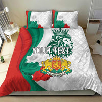 Personalized Bulgaria Independence Day Bedding Set Suedinenieto Pravi Silata Folk Pattern