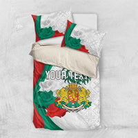 Personalized Bulgaria Independence Day Bedding Set Suedinenieto Pravi Silata Folk Pattern
