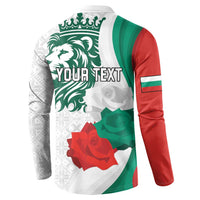 Personalized Bulgaria Independence Day Button Sweatshirt Suedinenieto Pravi Silata Folk Pattern