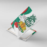 Personalized Bulgaria Independence Day Canvas Wall Art Suedinenieto Pravi Silata Folk Pattern