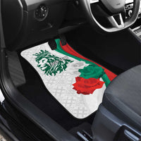 Personalized Bulgaria Independence Day Car Mats Suedinenieto Pravi Silata Folk Pattern