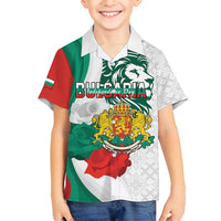Personalized Bulgaria Independence Day Family Matching Off Shoulder Maxi Dress and Hawaiian Shirt Suedinenieto Pravi Silata Folk Pattern