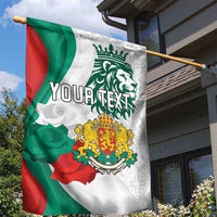 Personalized Bulgaria Independence Day Garden Flag Suedinenieto Pravi Silata Folk Pattern