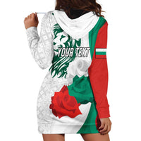 Personalized Bulgaria Independence Day Hoodie Dress Suedinenieto Pravi Silata Folk Pattern