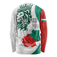 Personalized Bulgaria Independence Day Long Sleeve Shirt Suedinenieto Pravi Silata Folk Pattern