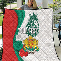 Personalized Bulgaria Independence Day Quilt Suedinenieto Pravi Silata Folk Pattern