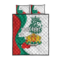 Personalized Bulgaria Independence Day Quilt Bed Set Suedinenieto Pravi Silata Folk Pattern