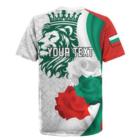 Personalized Bulgaria Independence Day Rugby Jersey Suedinenieto Pravi Silata Folk Pattern