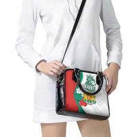 Personalized Bulgaria Independence Day Shoulder Handbag Suedinenieto Pravi Silata Folk Pattern