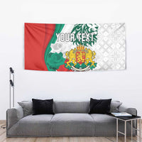 Personalized Bulgaria Independence Day Tapestry Suedinenieto Pravi Silata Folk Pattern