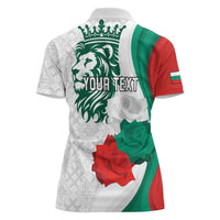 Personalized Bulgaria Independence Day Women Polo Shirt Suedinenieto Pravi Silata Folk Pattern