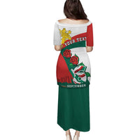 Personalized Bulgaria Unification Day Puletasi Lion Rampant Red Rose