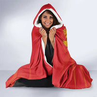 Personalized Montenegro Independence Day Hooded Blanket Coat Of Arms With Mimoza