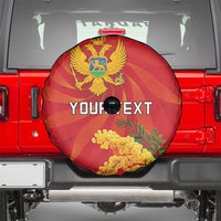 Personalized Montenegro Independence Day Spare Tire Cover Coat Of Arms With Mimoza