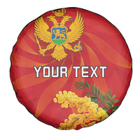 Personalized Montenegro Independence Day Spare Tire Cover Coat Of Arms With Mimoza