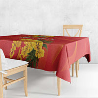 Personalized Montenegro Independence Day Tablecloth Coat Of Arms With Mimoza