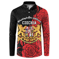 Personalized Czech Republic Independence Day Button Sweatshirt Washingtonska deklarace