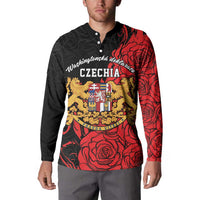 Personalized Czech Republic Independence Day Button Sweatshirt Washingtonska deklarace