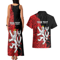 Personalized Czech Republic Independence Day Couples Matching Tank Maxi Dress and Hawaiian Shirt Washingtonska deklarace