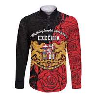Personalized Czech Republic Independence Day Long Sleeve Button Shirt Washingtonska deklarace