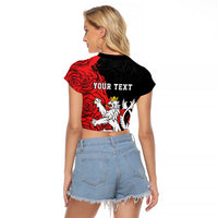 Personalized Czech Republic Independence Day Raglan Cropped T Shirt Washingtonska deklarace