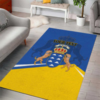 Personalized Dia de Canarias Area Rug Las Islas Afortunadas