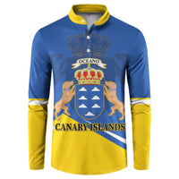 Personalized Dia de Canarias Button Sweatshirt Las Islas Afortunadas