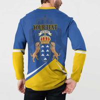 Personalized Dia de Canarias Button Sweatshirt Las Islas Afortunadas