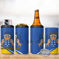Personalized Dia de Canarias 4 in 1 Can Cooler Tumbler Las Islas Afortunadas