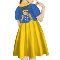 Personalized Dia de Canarias Kid Short Sleeve Dress Las Islas Afortunadas
