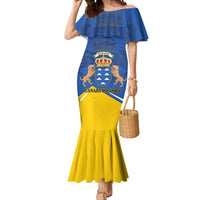 Personalized Dia de Canarias Mermaid Dress Las Islas Afortunadas