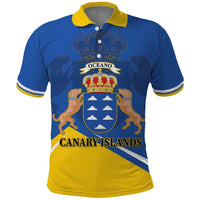 Personalized Dia de Canarias Polo Shirt Las Islas Afortunadas