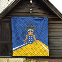 Personalized Dia de Canarias Quilt Las Islas Afortunadas