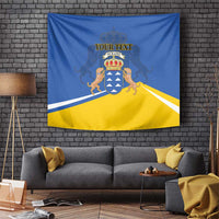 Personalized Dia de Canarias Tapestry Las Islas Afortunadas