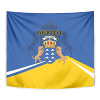 Personalized Dia de Canarias Tapestry Las Islas Afortunadas