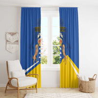 Personalized Dia de Canarias Window Curtain Las Islas Afortunadas