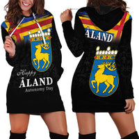 Happy Aland's Autonomy Day Hoodie Dress Coat Of Arms